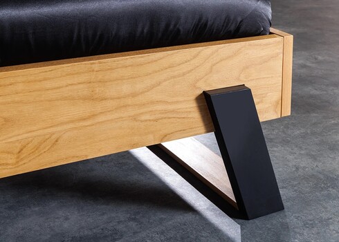 Voodi AMAZONAS tamm, 180x200 cm