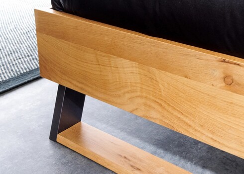 Voodi AMAZONAS tamm, 180x200 cm