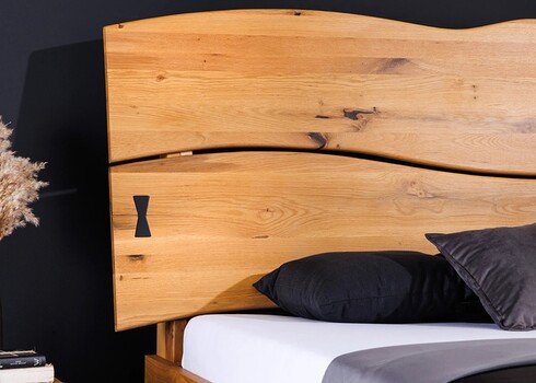 Voodi AMAZONAS tamm, 180x200 cm