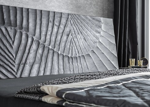 Voodi SCORPION must, 180x200 cm