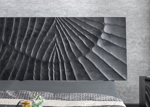 Voodi SCORPION must, 180x200 cm