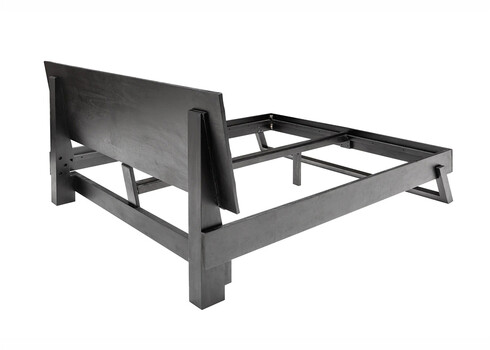 Voodi SCORPION must, 180x200 cm