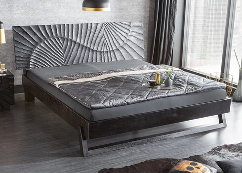 Voodi SCORPION must, 180x200 cm