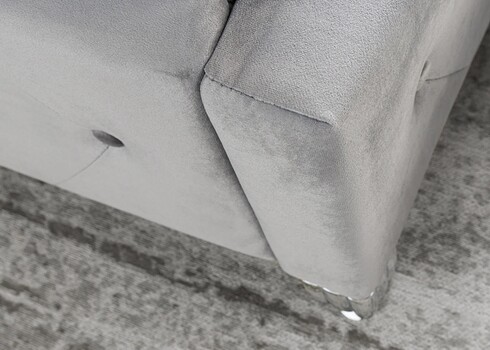 Voodi EXTRAVAGANCIA hõbehall, 180x200 cm