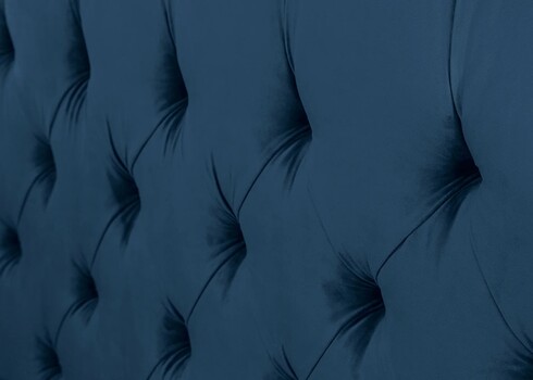 Voodi CHESTERFIELD sinine, 180x200 cm