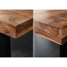 Söögilaud CRAFT sheesham / must, 200x90xH77 cm