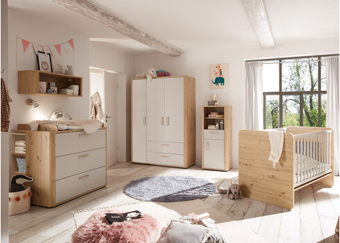 Beebivoodi LILLY tamm / kriidihall, 73x144xH93 cm