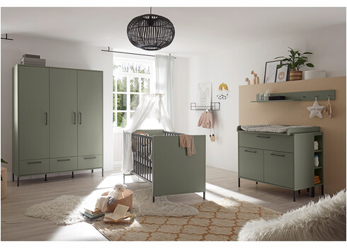 Beebivoodi OLE roheline / antratsiit, 76x144xH93 cm