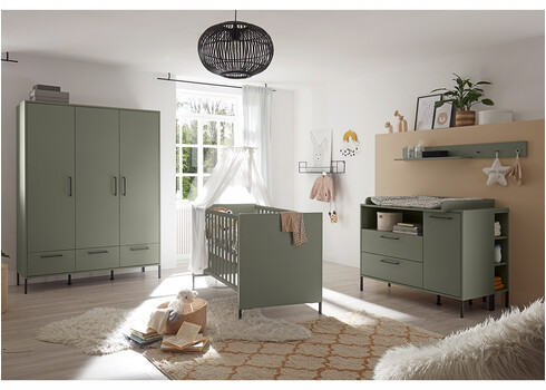 Riidekapp OLE roheline, 148x51xH195 cm