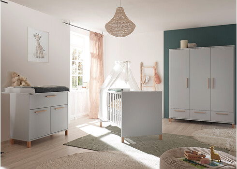 Beebivoodi OLIVIA kriidihall / tamm, 76x144xH93 cm