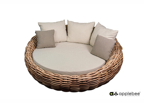 Aiadiivan Apple Bee COCOON kubu / beež, 220x220xH76 cm