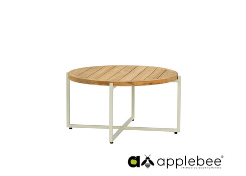 Diivanilaud Apple Bee CONDOR valge / tiik, D74xH38 cm