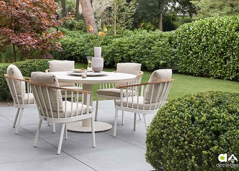 Aiatool Apple Bee CONDOR valge / beež, 60x51xH76 cm