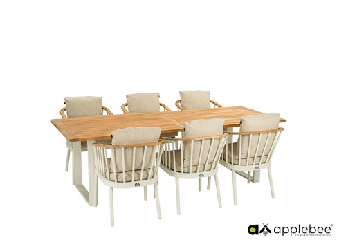 Aiatool Apple Bee CONDOR valge / beež, 60x51xH76 cm