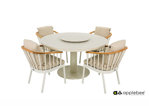 Aiatool Apple Bee CONDOR valge / beež, 60x51xH76 cm