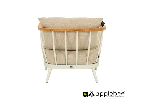 Tugitool Apple Bee CONDOR valge / beež, 78x81xH64 cm
