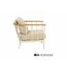 Tugitool Apple Bee CONDOR valge / beež, 78x81xH64 cm