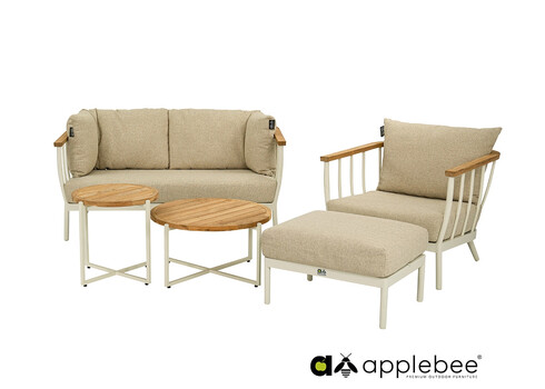 Diivan Apple Bee CONDOR valge / beež, 150x68xH66 cm