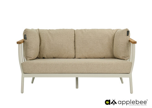 Diivan Apple Bee CONDOR valge / beež, 150x68xH66 cm