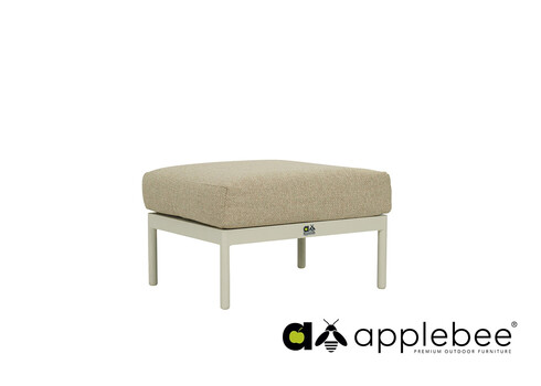 Tumba Apple Bee CONDOR valge / beež, 68x52xH40 cm