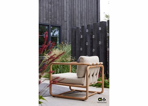 Tugitool Apple Bee DOLCE pruun / beež, 75x71xH66 cm