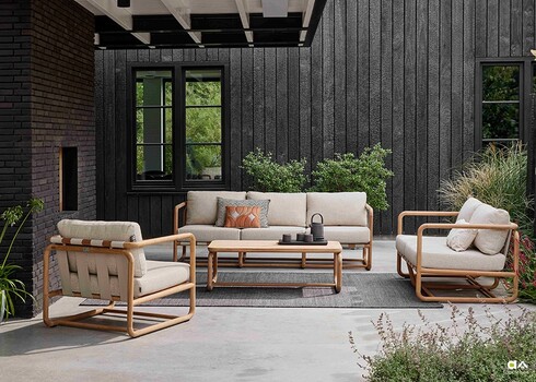 Diivan Apple Bee DOLCE pruun / beež, 209x71xH66 cm