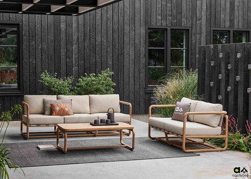 Diivan Apple Bee DOLCE pruun / beež, 209x71xH66 cm