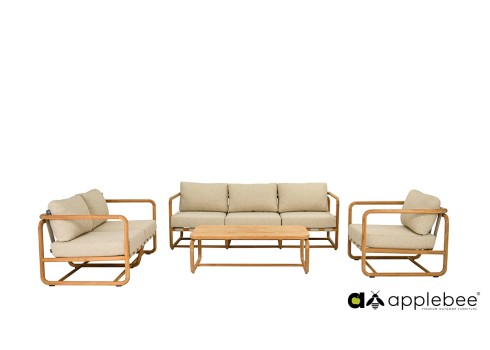 Aiamööbli komplekt Apple Bee DOLCE pruun / beež