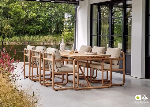 Söögitool Apple Bee DOLCE pruun / beež, 60x50xH82 cm