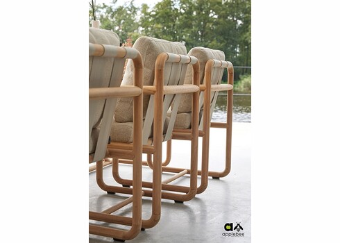 Söögitool Apple Bee DOLCE pruun / beež, 60x50xH82 cm