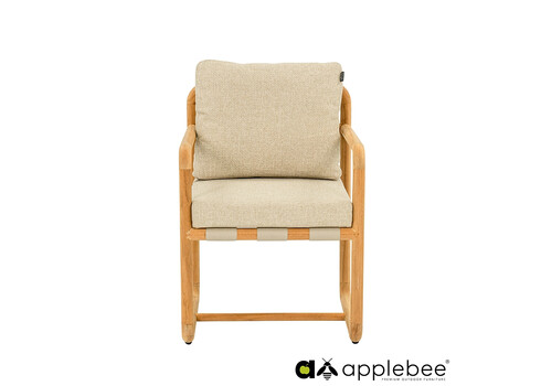 Söögitool Apple Bee DOLCE pruun / beež, 60x50xH82 cm