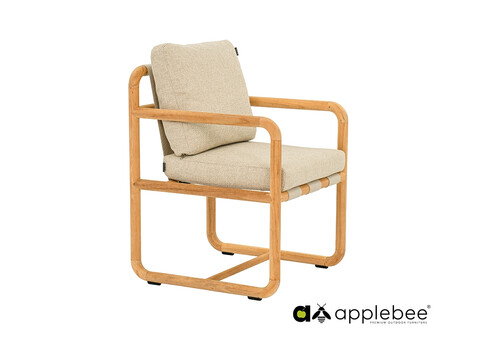 Söögitool Apple Bee DOLCE pruun / beež, 60x50xH82 cm