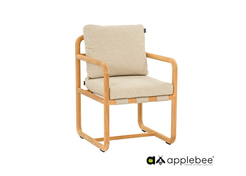 Söögitool Apple Bee DOLCE pruun / beež, 60x50xH82 cm