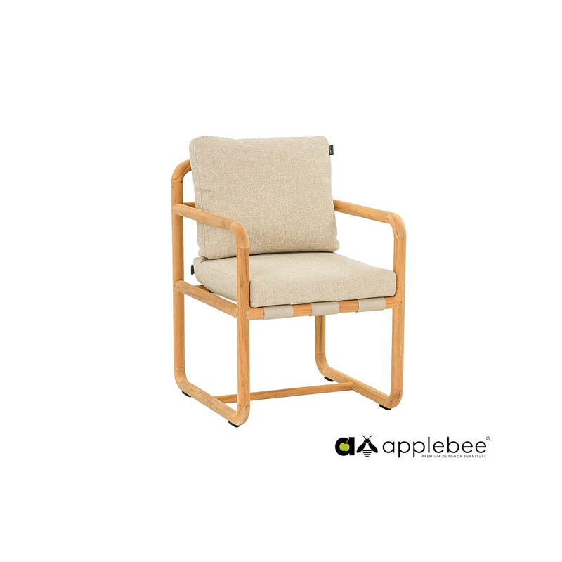 Söögitool Apple Bee DOLCE pruun / beež, 60x50xH82 cm