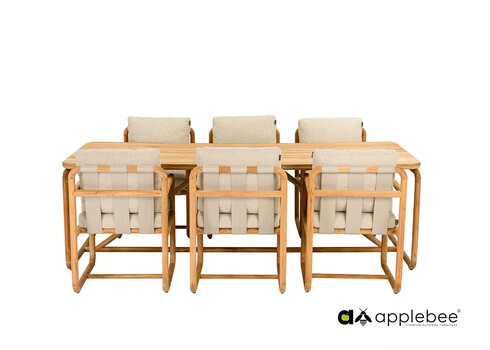 Söögitool Apple Bee DOLCE pruun / beež, 60x50xH82 cm