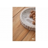 Aiamööbli komplekt Apple Bee DOLCE pruun / beež, söögilaud + 6 tooli