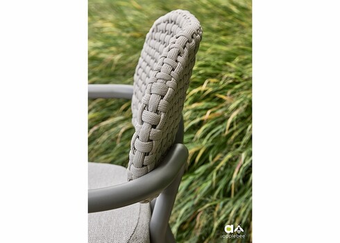 Aiamööbli komplekt Apple Bee LUGANO hall, 2 tugitooli + laud