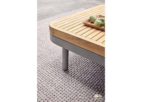 Diivanilaud Apple Bee MAUI pruun / hall, 85x40xH31 cm