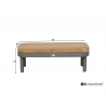 Diivanilaud Apple Bee MAUI pruun / hall, 85x40xH31 cm