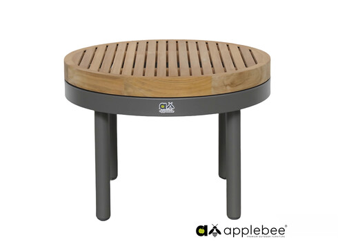 Diivanilaud Apple Bee MAUI pruun / hall, 60x60xH31 cm