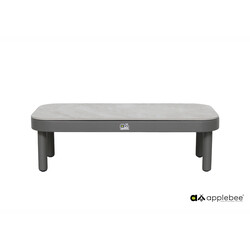 Diivanilaud Apple Bee MAUI beež / hall, 85x85xH25 cm