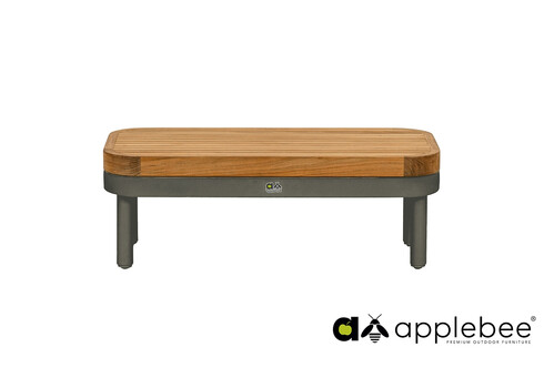 Diivanilaud Apple Bee MAUI pruun / hall, 85x85xH29 cm