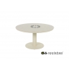 Aialaud serveerimisalusega Apple Bee MELVILLE helebeež, D140xH77 cm