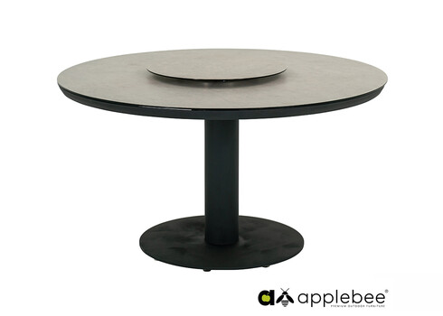 Aialaud serveerimisalusega Apple Bee MELVILLE hall / must, D140xH77 cm