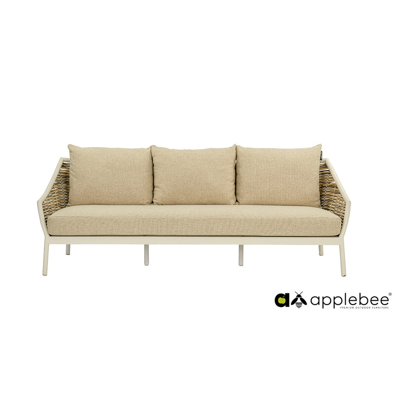 Diivan Apple Bee MILOU helebeež, 203x64,5x69,5 cm