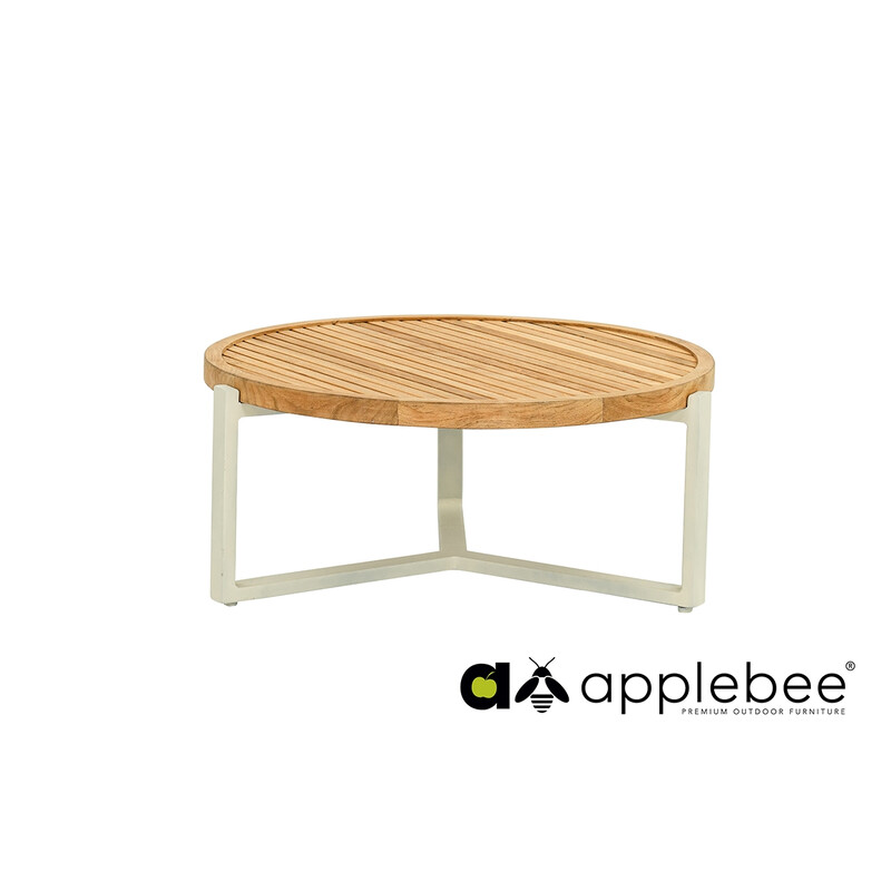 Diivanilaud Apple Bee MONACO helebeež / tiik, D75xH34 cm