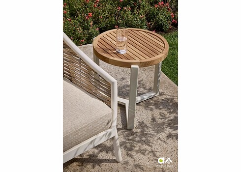 Diivanilaud Apple Bee MONACO helebeež / tiik, D45xH47 cm