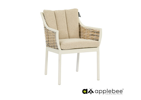 Söögitool Apple Bee MILOU helebeež, 62x48xH82,5 cm