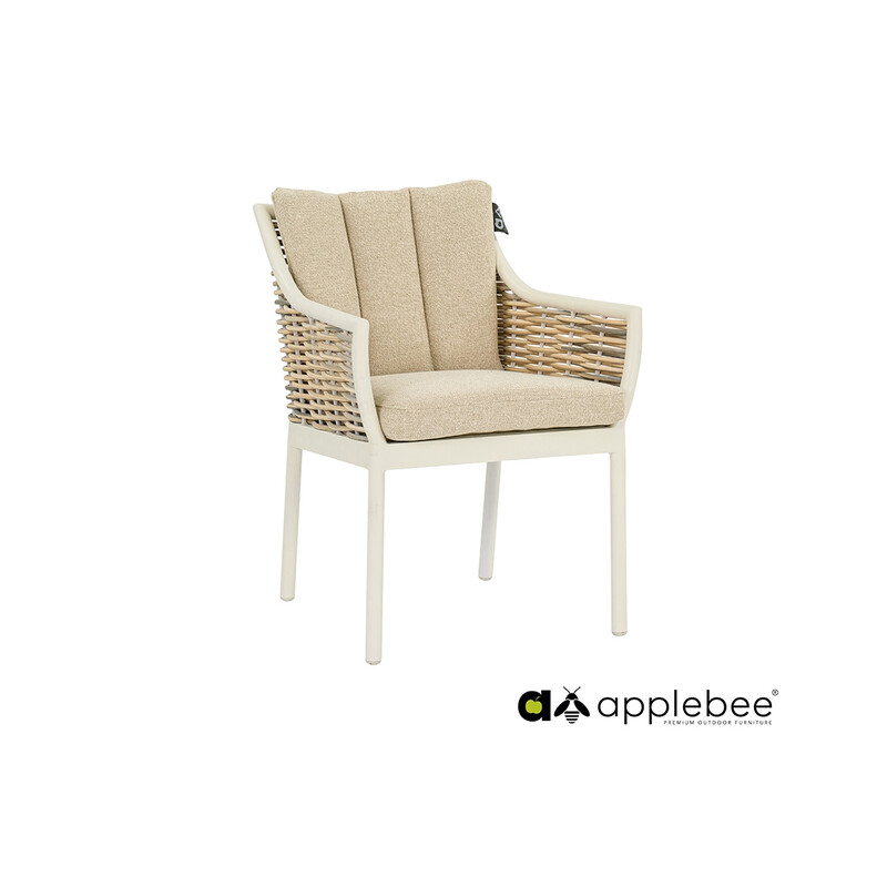 Söögitool Apple Bee MILOU helebeež, 62x48xH82,5 cm