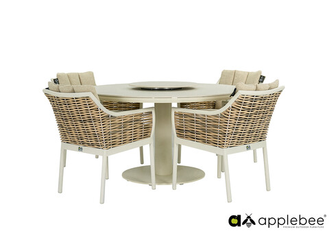 Söögitool Apple Bee MILOU helebeež, 62x48xH82,5 cm